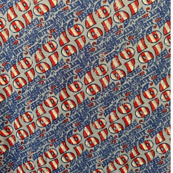 LulaRoe Julia Short Sleeve Blue and Red 67 Dress, XXS, Pre-owned - Picture 3 of 5